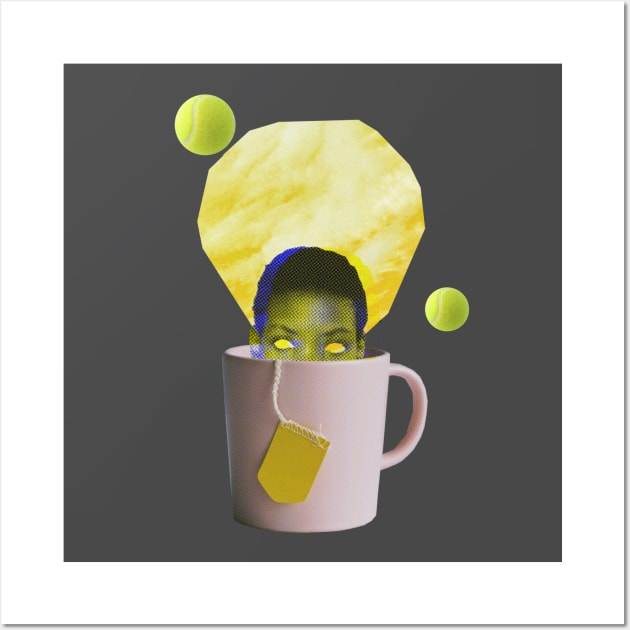 A cup of tea Wall Art by SilentSpace